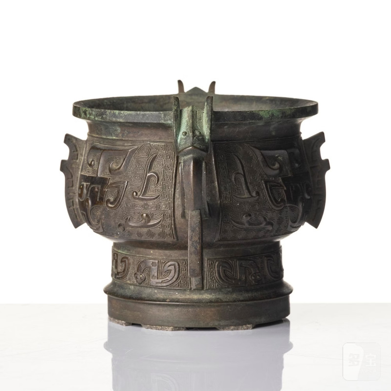 An archaistic bronze vessel, - 图4